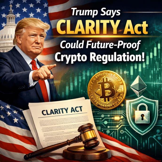 特朗普称《清晰法案》或为加密货币监管提供前瞻性框架
