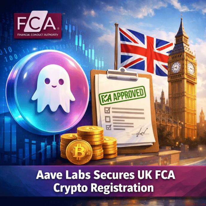 Aave Labs获得英国FCA加密货币注册许可