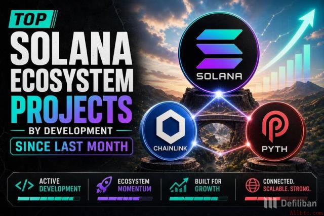 上月开发热度最高的Solana生态项目盘点($LINK, $SOL, $PYTH)