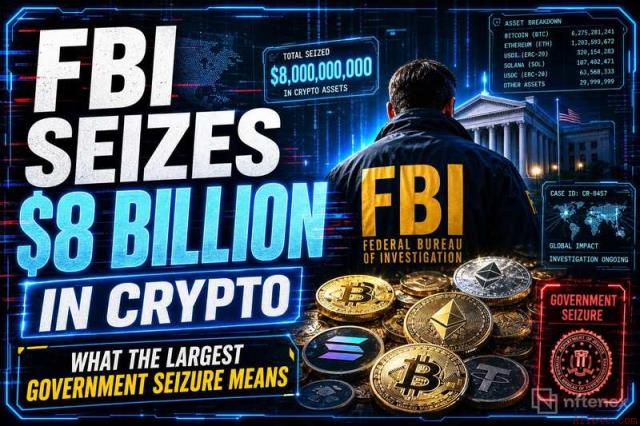 FBI查获80亿美元加密货币：最大规模政府收缴行动的背后意义