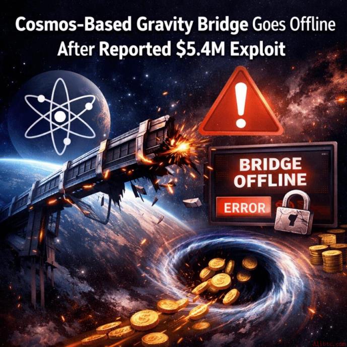 基于Cosmos的Gravity Bridge因涉嫌540万美元漏洞而暂停服务