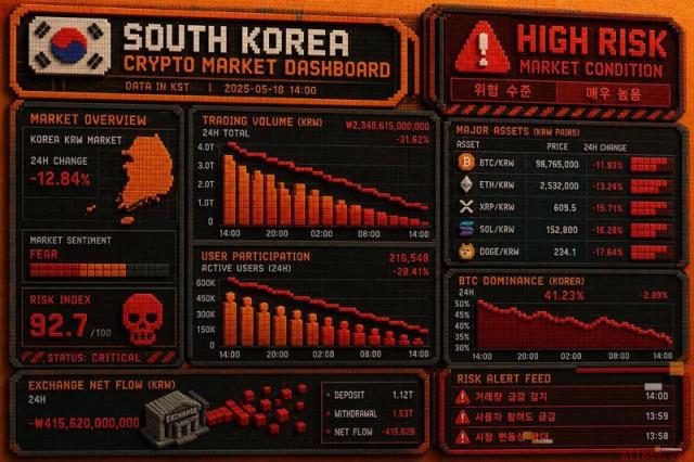 老虎研究：韩国加密货币散户参与度下降