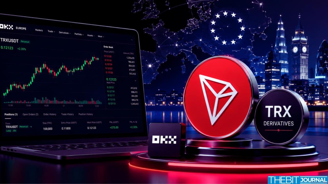 TRX衍生品上线OKX欧洲站 TRON拓展受监管市场准入