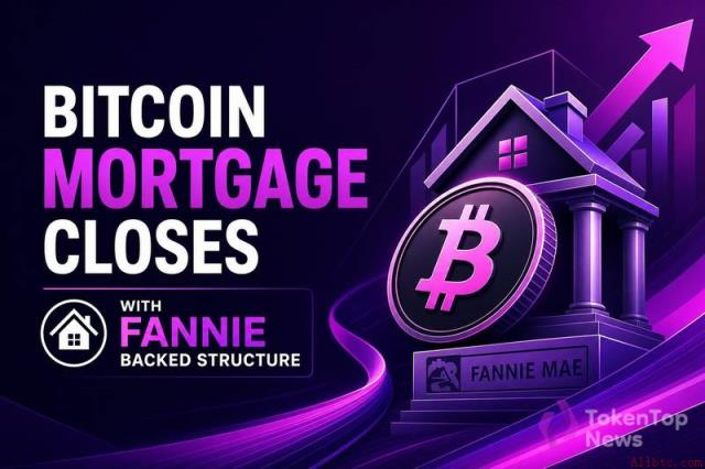 比特币抵押贷款完成 获得房利美担保结构支持