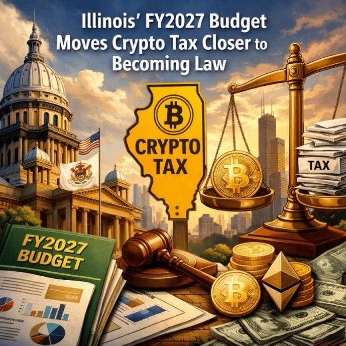 伊利诺伊州2027财年预算将加密货币税收推向立法边缘