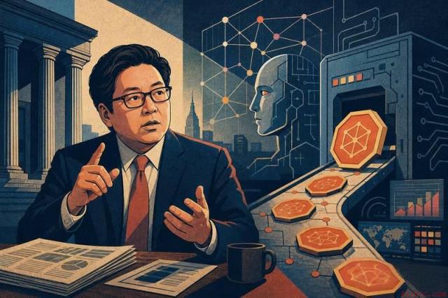 Tom Lee：在AI世界中，加密货币是实现通证化的唯一途径