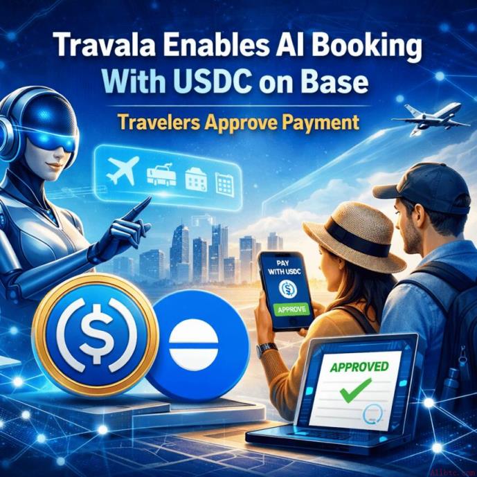Travala支持Base网络USDC预订，AI预订获旅客好评