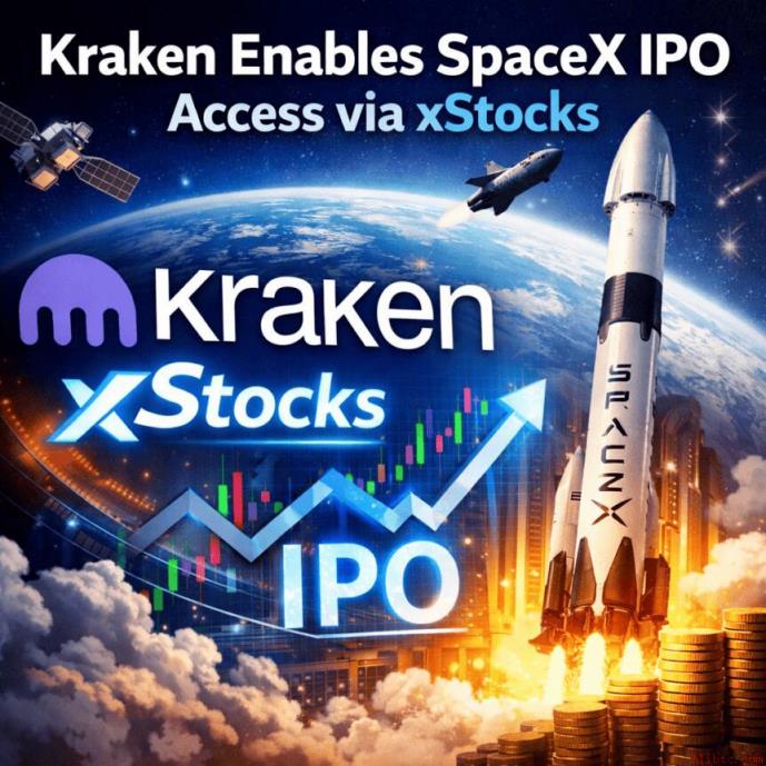 Kraken开通通过xStocks参与SpaceX IPO的通道