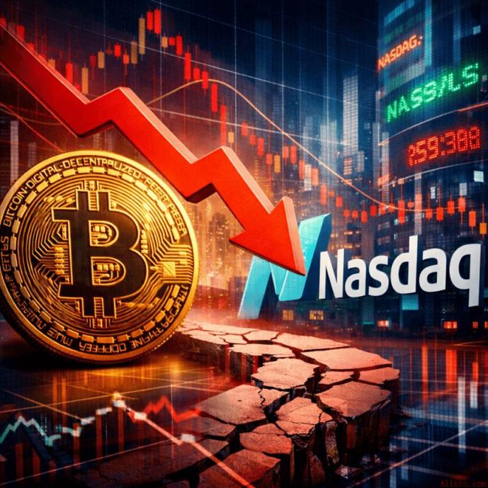 市场信号异动，比特币与纳斯达克指数关联减弱