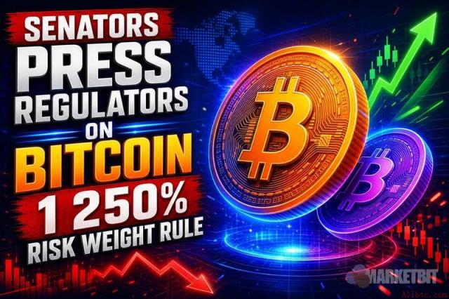 参议员就比特币风险权重规则上调至1250%施压监管机构