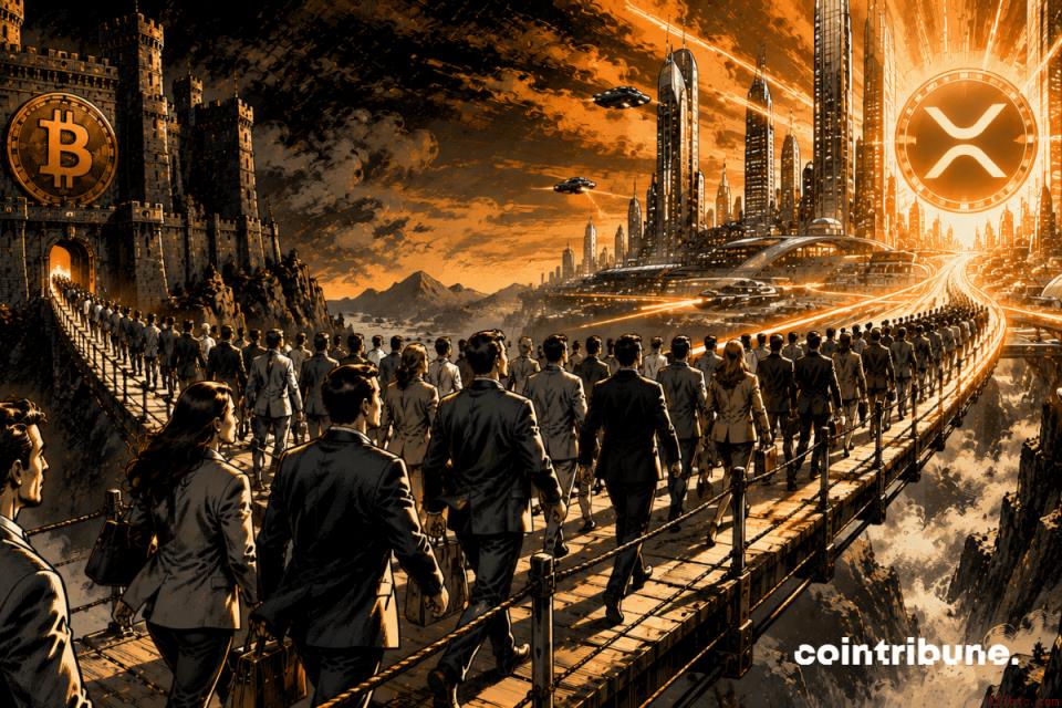 比特币与以太坊失血，XRP逆势吸金