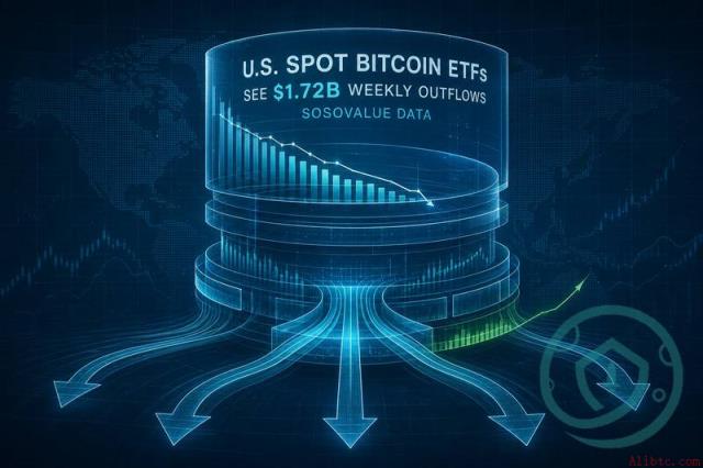 美国现货比特币ETF单周资金流出17.2亿美元：SoSoValue数据显示