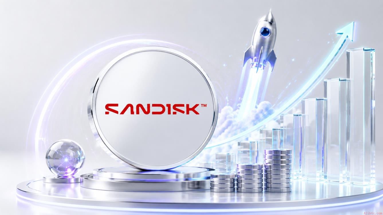 SNDK 14个月暴涨7100%，SanDisk AI行情逼近2000美元
