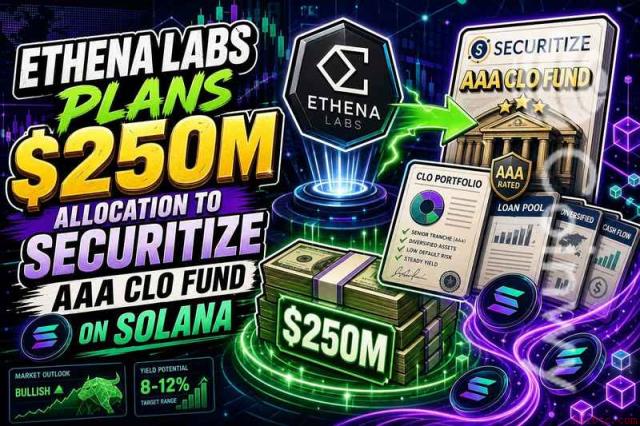 Ethena Labs计划在Solana上配置2.5亿美元用于证券化AAA级CLO基金
