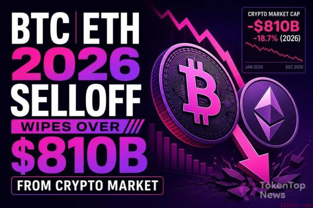 2026年BTC、ETH抛售潮，加密市场蒸发超8100亿美元