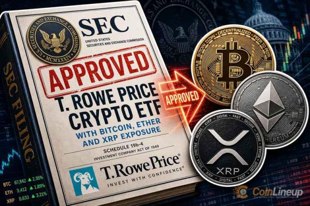 SEC批准普信集团推出涵盖比特币、以太坊和XRP的加密货币ETF