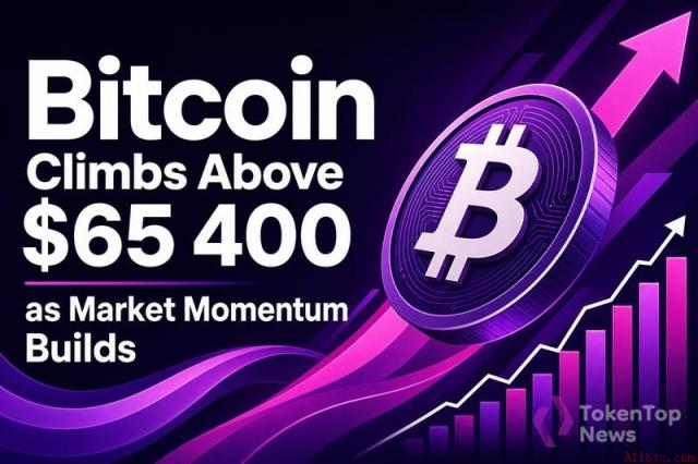 比特币突破65,400美元，市场动能持续增强