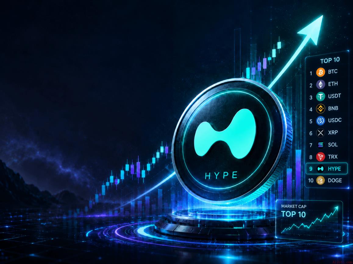 Hyperliquid价格预测：HYPE市值飙破160亿美元，跻身十大竞争币之列