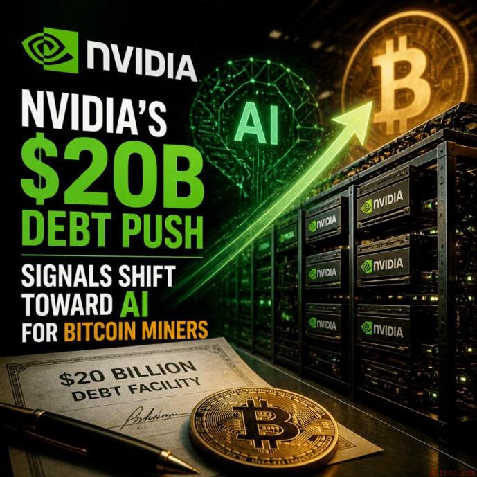 英伟达200亿美元举债，预示比特币矿工转向AI