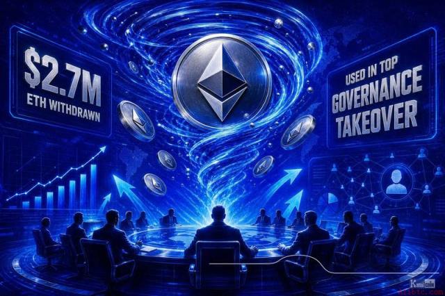 Tornado Cash提取270万美元ETH关联TOP治理接管 欧易官网下载快速追踪链上动态