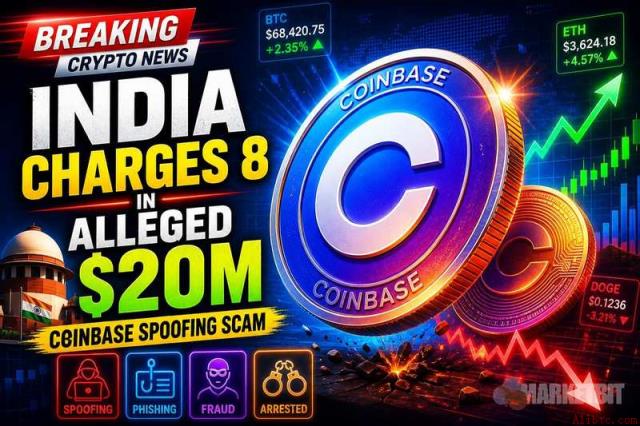 印度起诉8人涉嫌2000万美元Coinbase冒充诈骗案