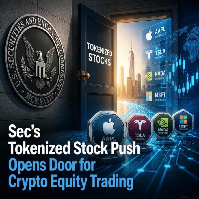 SEC推动代币化股票为加密货币股权交易打开大门