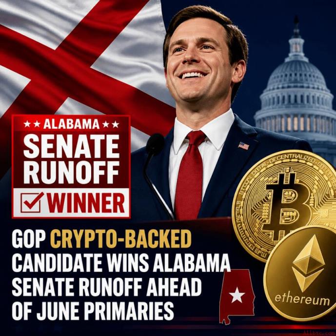 共和党获加密货币背书候选人赢得阿拉巴马州参议院决选，6月初选在即