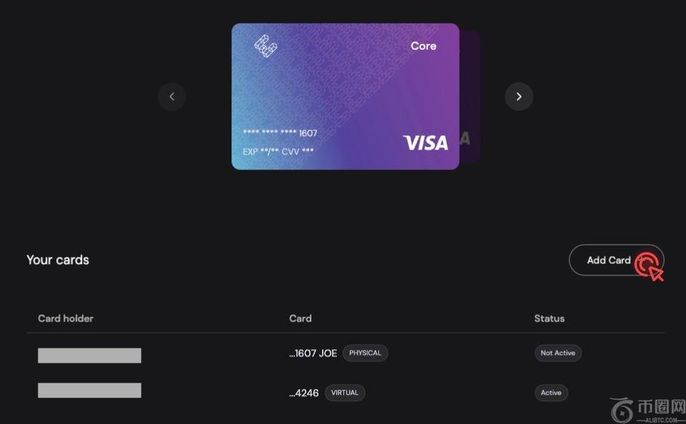 如何新增 Ether.fi Card 虚拟卡和实体卡