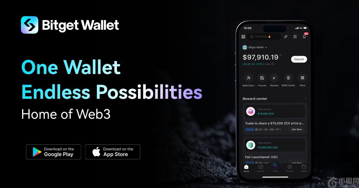 1. Bitget钱包:最佳非托管加密货币钱包