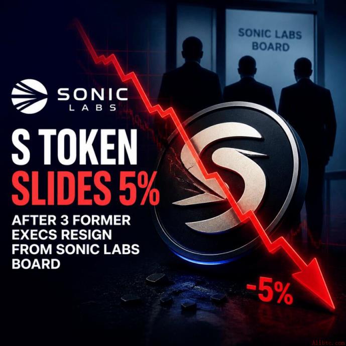 S代币下跌5%，因三位前高管从Sonic Labs董事会辞职
