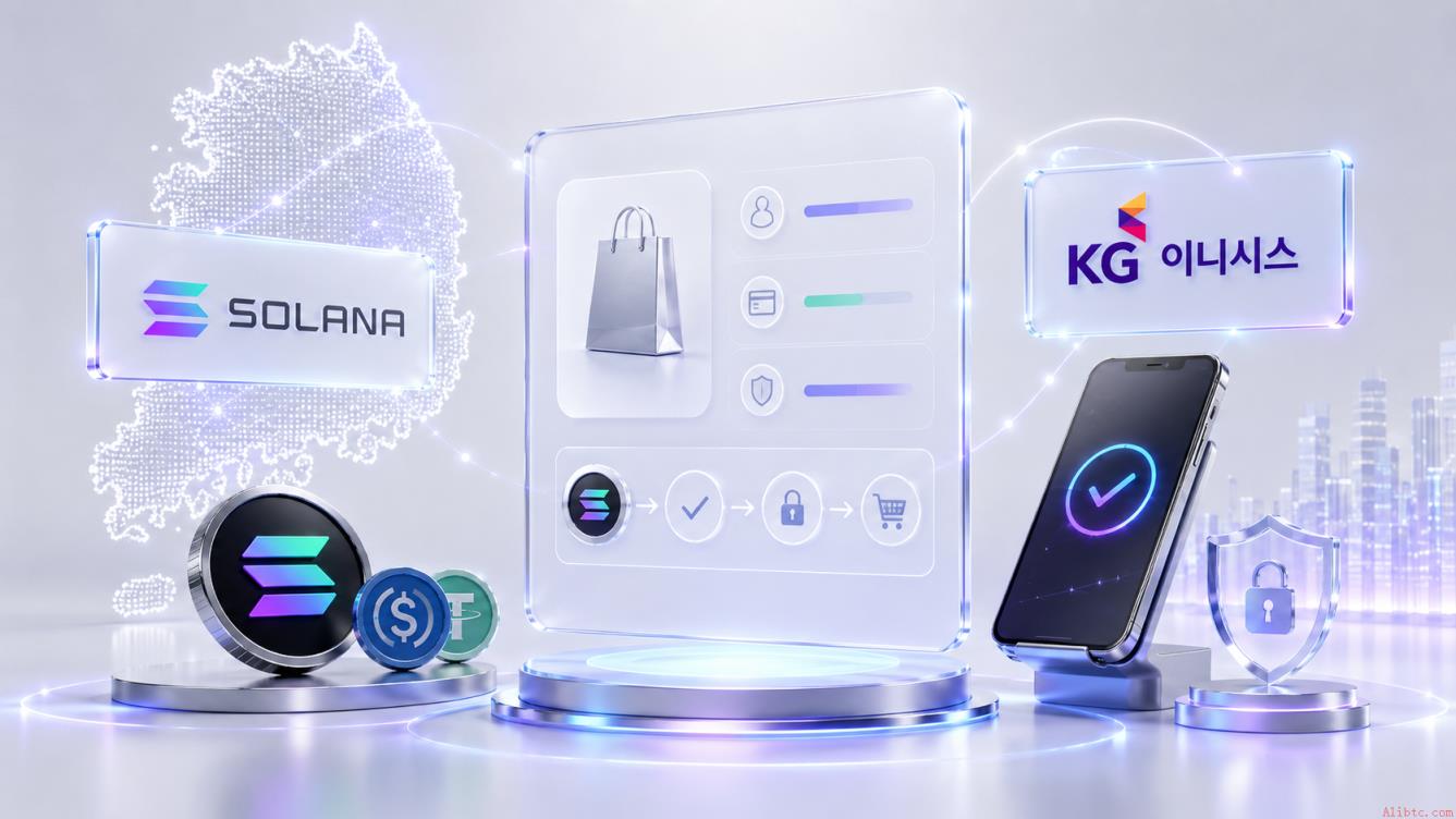 KG Inicis将Solana稳定币支付引入韩国在线结账体系