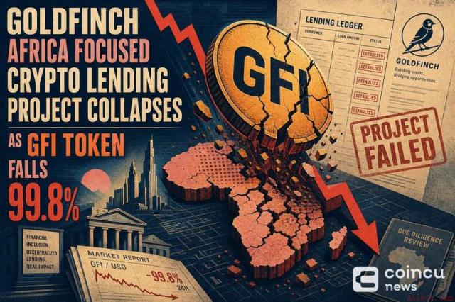 Goldfinch非洲加密借贷项目崩盘，GFI代币暴跌99.8%