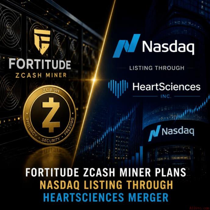 Fortitude Zcash矿机公司拟借壳HeartSciences在纳斯达克上市