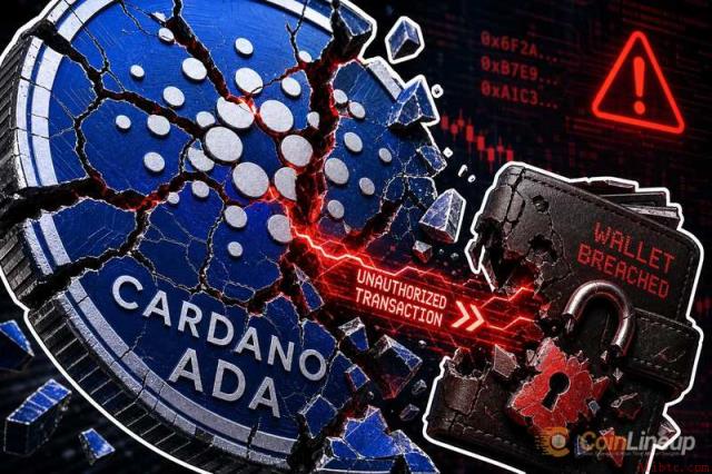 Cardano钱包漏洞加剧信心担忧，ADA价格持续下跌