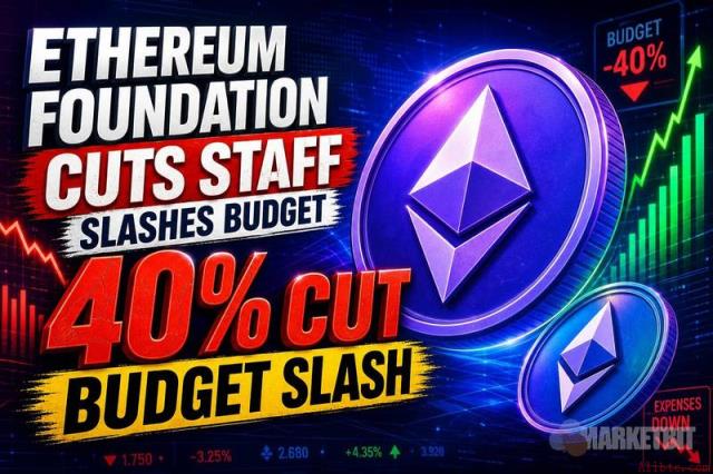 以太坊基金会裁员，预算削减40%
