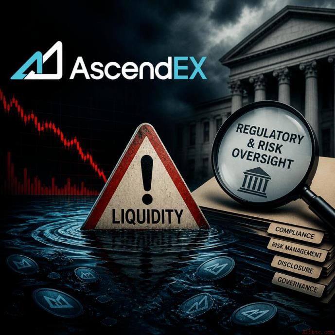 AscendEX流动性担忧加剧，监管与风险监督问题凸显