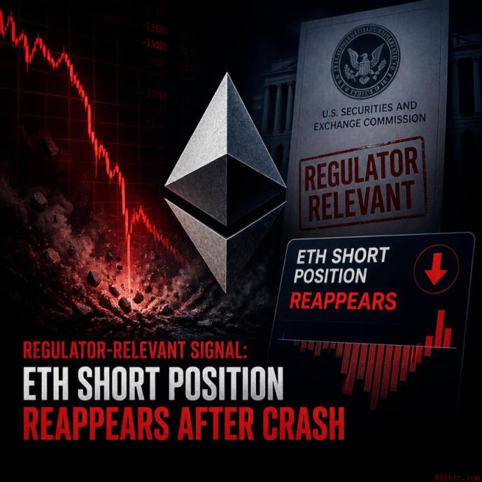 监管信号：ETH暴跌后空头头寸重现
