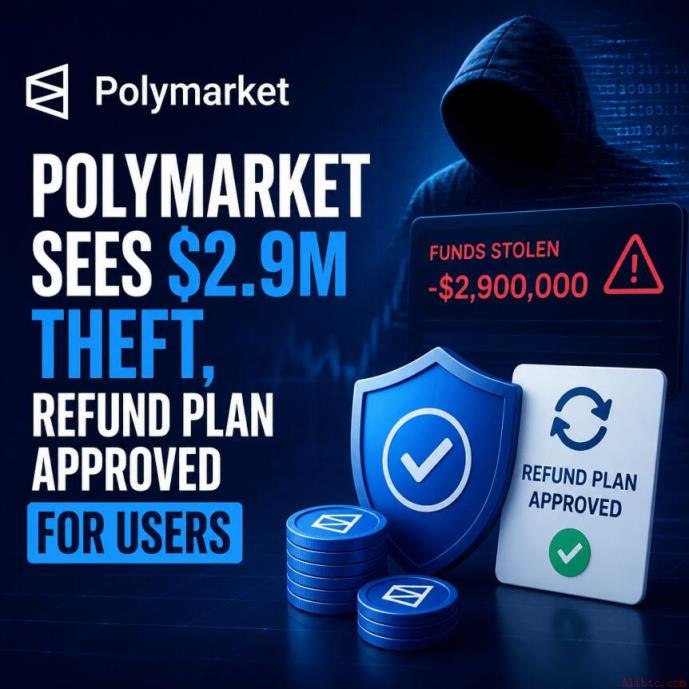 Polymarket遭窃290万美元，用户退款计划获批