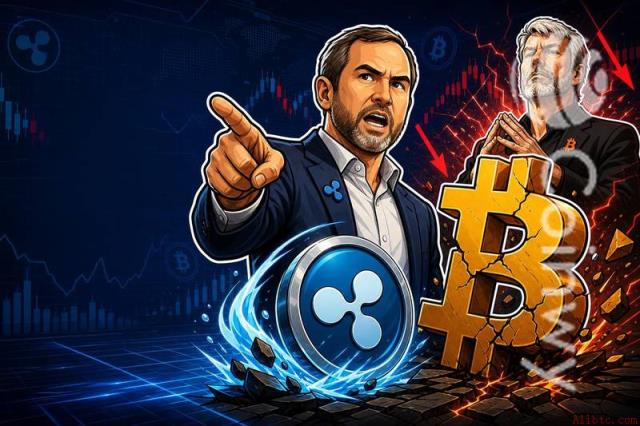 瑞波CEO：塞勒的比特币策略对加密行业造成伤害