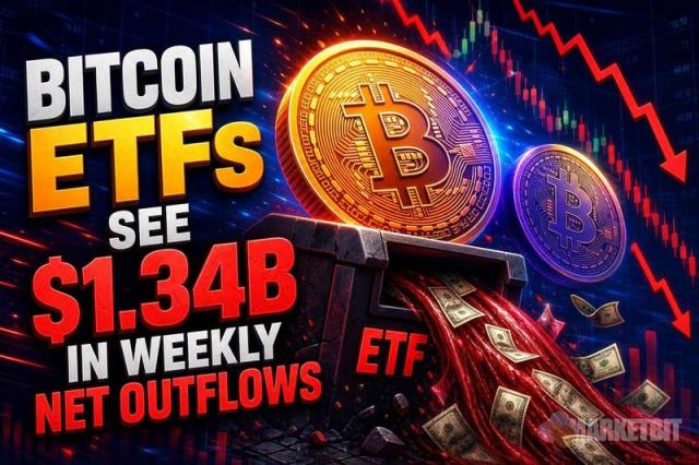 比特币ETF单周净流出13.4亿美元