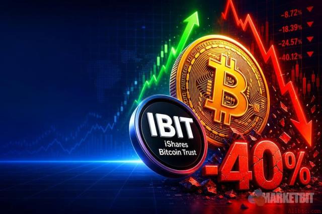 现货比特币ETF遭遇第二差周，IBIT投资者平均亏损40%