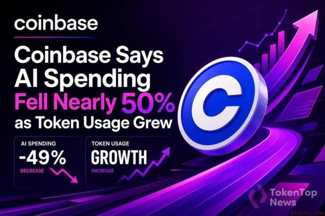 Coinbase：代币使用量增长，AI支出下降近50%