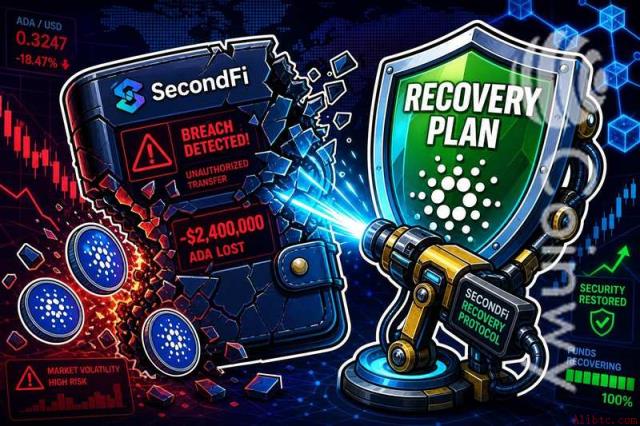 SecondFi 在240万美元Cardano钱包被盗后发布恢复计划