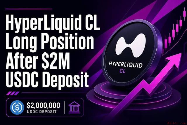 HyperLiquid CL 多头仓位：存入200万 USDC 后