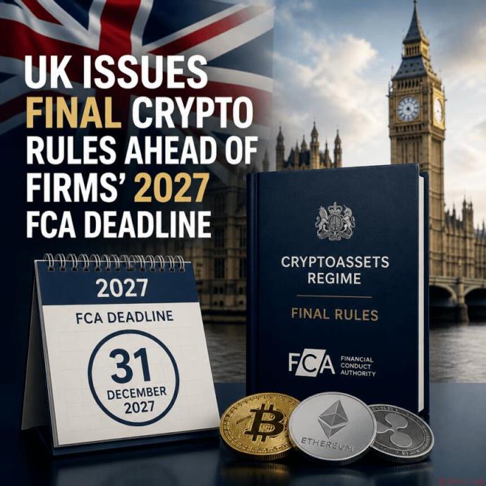 英国在2027年FCA截止日期前发布最终加密货币规定