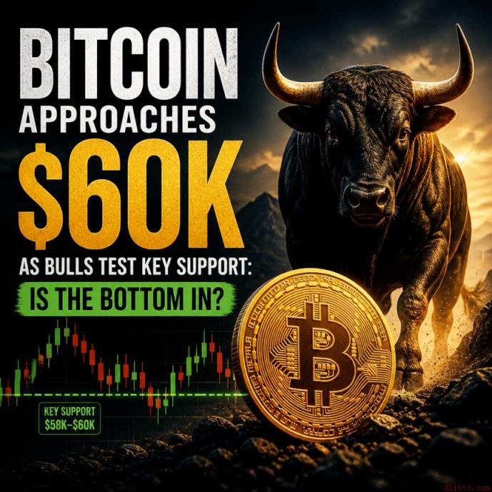 比特币逼近6万美元，多头考验关键支撑：底部已至？