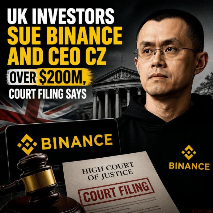 英国投资者起诉币安及CEO CZ，涉案金额超2亿美元，法院文件显示